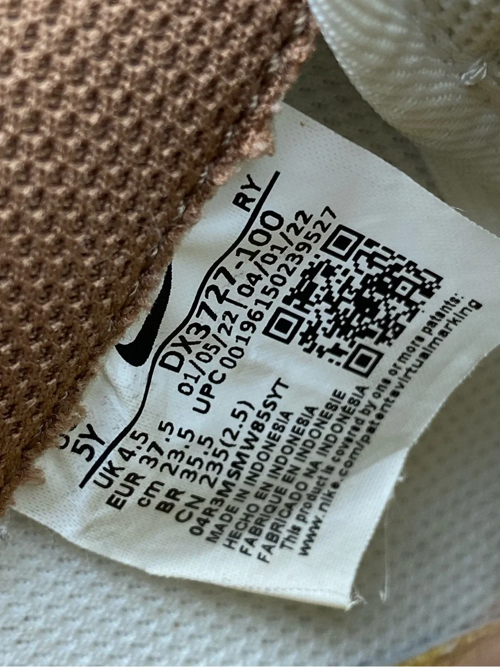 Nike Air Force 1 LV8 ‘Ice Cream’ Sneakers DX3727-100 Women’s Size 6.5 / Youth 5